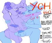 (MM) NEW YCH OPEN As I work on my current comms, Im gonna open 5 slots of my New YCH! The complete YCH is &#36;60 for a Full, soft shaded piece. ANY GENDER , ANY SPECIES (Art by me, Ninathepun on Twitter) from sunny leon pornhub new 2014 20