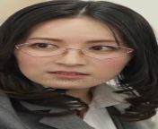 who is this jav star? (need code or name for this jav, office lady in uniform wearing glasses) from jav massege