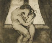 Edvard Munch - The Kiss (1895) [3500 x 4369] from 4369【boss】 德国数据 【卖数据shuju568 com】 爬取数据 bdi