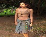 Sonakshi Singh Rawat navel in traditional costume from sonakshi xxx bf saxeyrape in forest