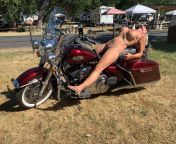 By request, some asked for a full nude with my bike in Sturgis. I got quite a few engine revs and horns since this is right by the road in the campground. Maybe a little playtime for the camera man is in order? from nude at sturgis bike rally