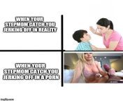 Porn VS Reality from porn mom reality