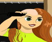 Kim Possibles Self Shave. Someone reminded me about Kim possible the other day and Ive been wanting to do something related to the show. This wont be the first Kim Possible piece I draw. Enjoy! from zerobeep kim possible