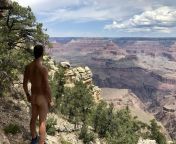 Went to the Grand Canyon, climbed down some rocks to find a secluded spot only a couple dozen feet from all the tourists, stripped down and jerked off. Felt pretty wild ? Only wish Id had a little bro to fuck while overlooking that view! from only chudachudi dhuka d