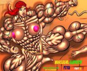MUSCLEGIRL GLADIATOR PETRA Part 5 COVER (OC)(alphadawg comics) from 3d comics sexalman khan bolly