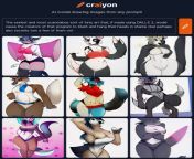 The sexiest and most scandalous sort of furry art that, if made using DALLE 2, would cause the creators of that program to blush and hang their heads in shame (but perhaps also secretly turn a few of them on) from birth dall