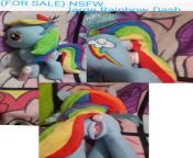 (FOR SALE) NSFW fuckable my little pony mlp mare Rainbow Dash with useable pony pussy and just for show ponut from subrahmanyam for sale