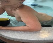 Coffee with Grandma (61) in the hot tub? from bangladeshi grandma with grand son hot se