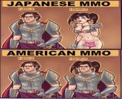 Japan vs USA MMOs from japan vs big cook