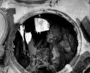 Inside of an Iraqi tank after a fire (Iran-Iraq War) &#124; Photo by Alfred Yaghobzadeh from iraq muslim girl rape by