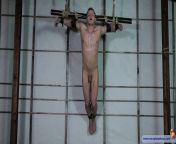 Crucifixion torture. A pic from RusCapturedBoys.com video New Slave Boris - Part II. from www bangladesh naika pope vdieo xxxx com ndiaannada new aonte sex veods