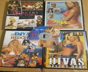 As much as I love the current revolution/evolution period of WWE women&#39;s wrestling, I can&#39;t lie and say that I don&#39;t miss this. (Also have the Lita and Trish discs but not featured) from lakshmi meon and trish