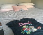 i put clean sheets on my bed today and they match flora!! i also got a new bambi pyjama top im very excited to wear ?? from flora li thiemann