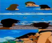 1 of the deduction that Hattori can win against Shinichi Conan is guessing a color of swimsuit. from hattori jpg