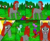 One page MLP comic I drew from mlp comic dub rarity x spike sex