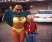 Anna Nicole Smith photographed with her 8 year old son Daniel in 1994. from anna nicole smith 2004 american music aw