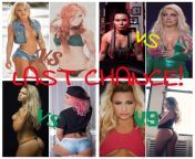 The Rundowns Hottest Woman in WWE Tournament: The Sexy 16 last chance to vote for this weeks matchups (link to vote in comments) from wwe all gril sexy
