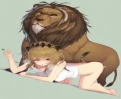 Pinned down by the king of the jungle~ (ce- -3) from the king of fighter sex