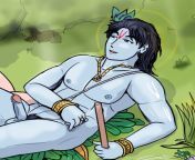 Krishna&#39;s Hard Lingam from krishna imej
