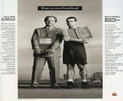 The time Henry Rollins did an ad for Apple&#39;s Powerbook, 1994. from madelynn henry