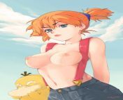 Misty showing her beautiful tits [Pokemon] (Urumi 1) from leaked nude of tiktok girl showing her flat tits mp4 download file