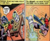 Thanks for saving Robin...but that was a really weird tackle! [Batman #57, Feb 1950, Pg 21] from sunny leon pg xx 14