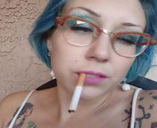 trashy and hot cig dangle from My blue hair days from mypornsnap cig migone