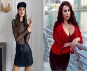 EKaterina Miasinikova (Russian model) vs Anastasiya Berthier (Most popular Russian curvy model) from ekaterina makarova russian porn star vid