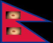 The flag of Nipple (Nepal) from 14 nepal