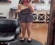Almost got caught flashing at the salon! ? Full Video @: https://onlyfans.com/daddysvixen69 &amp; https://onlyfans.com/dvixen69 from biyer prothom rate bier sathe choda chudi salon maxi video ap