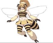 Buzz buzz ima bee I said buzz buzz (a human sized bee keeps hitting into your glass back door unable i get around it) ahh~ wh-what the hell ? from buzz brawl