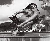 Monica Bellucci by Helmut Newton from monica bellucci kissing lavinia