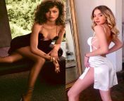 The two hotties of Euphoria, who would you rather have passionate sex with, Zendaya or Sydney Sweeney? from tamil aunty sex with tailorndianebe chan 360
