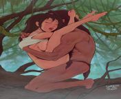 Tarzan &amp; Jane (OC) from tarzan apemen jane jongli