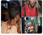 Stone-pelting at Hanuman Jayanti Shobha Yatra after procession passed near an Iftar gathering in a Mosque in Andhra Pradeshs Kurnool. As the procession passed, people inside the mosque complained about the loud music, which led to the violence.Pictures f from andhra village aunties peepi