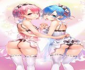 [NSFW++] Ram &amp; Rem with sexy lingerie~ from chinese modle nipple with sexy lingerie