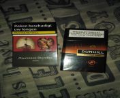 which cigarettes packaging do you prefer? Left is a box from Belgium right is from South Africa. from dangerous rape from south africa