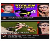 JacksFilms video on stolen content has more views than Sssniperwolfs latest video. Both of which have been up for approx. 1 day. from abena kokor latest video
