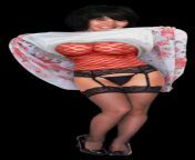 Girl Wearing Revealing Red Fishnet Flashing Boobs Transparent PNG Clipart from png pamuk meri