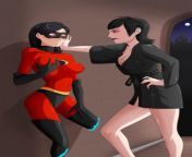 Violet got caught in the wrong house (The Incredibles) from the incredibles xxx