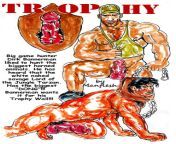 cover of the Tarzan domination comic book Tarzan trophy by manflesh from Â» tarzan xxx