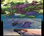 Aaron Kuder putting his own stamp on the Grotesque Hulk Transformation of the Week [King In Black - Immortal Hulk #1] [NSFW] from aaron hotchner