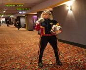 I love going to the movies, i&#39;m a dedicated movie watcher, i even got so hyped for captain marvel that i somehow turned into Brie herself! And check it! I have the Captain Marvel outfit and everything! from captain marvel porn