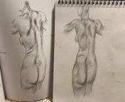 Trying to copy from a drawing anatomy book. Any advice or room for improvement? from felicity fey naked book reading tits young 15 jpg