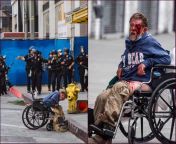 The LAPD shot a homeless man in a wheelchair in the face from 金沙萨怎么约找学生服务薇信1646224 lapd