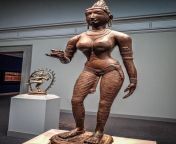 Bronze sculpture of queen Sembiyan Mahadevi. Tamil Nadu, India, Chola Empire, 990 AD [1100x1600] from tamil nadu village sex seraa