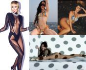 Miley Cyrus, Noah Cyrus, Malu Trevejo, Ariana Grande. 1)Pussy fisting 2)doggystyle with thumb in her ass 3) ass to mouth with facial 4)passionate love making from miely cyrus