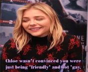 Chloe Moretz quickly saw the plot holes in your story. from chloe moretz gif