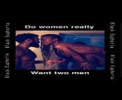 Two Men, One Woman in Black Euphoria #blackeuphoria from revathi nudean one woman two men sexan xxx clip