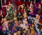 Multiversal orgy (Alx) [Disney] from only double orgy